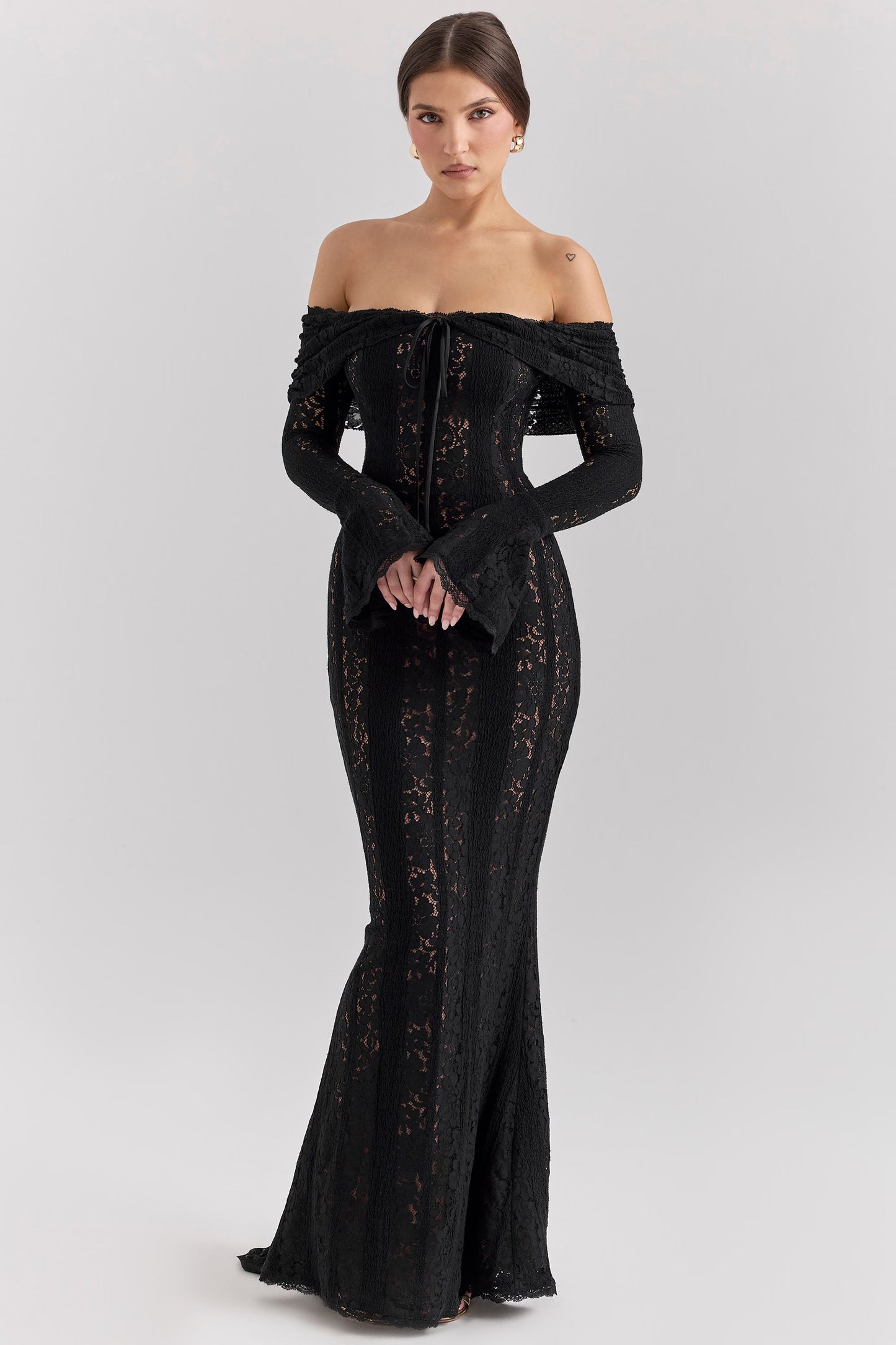 Floral Lace Maxi Dress