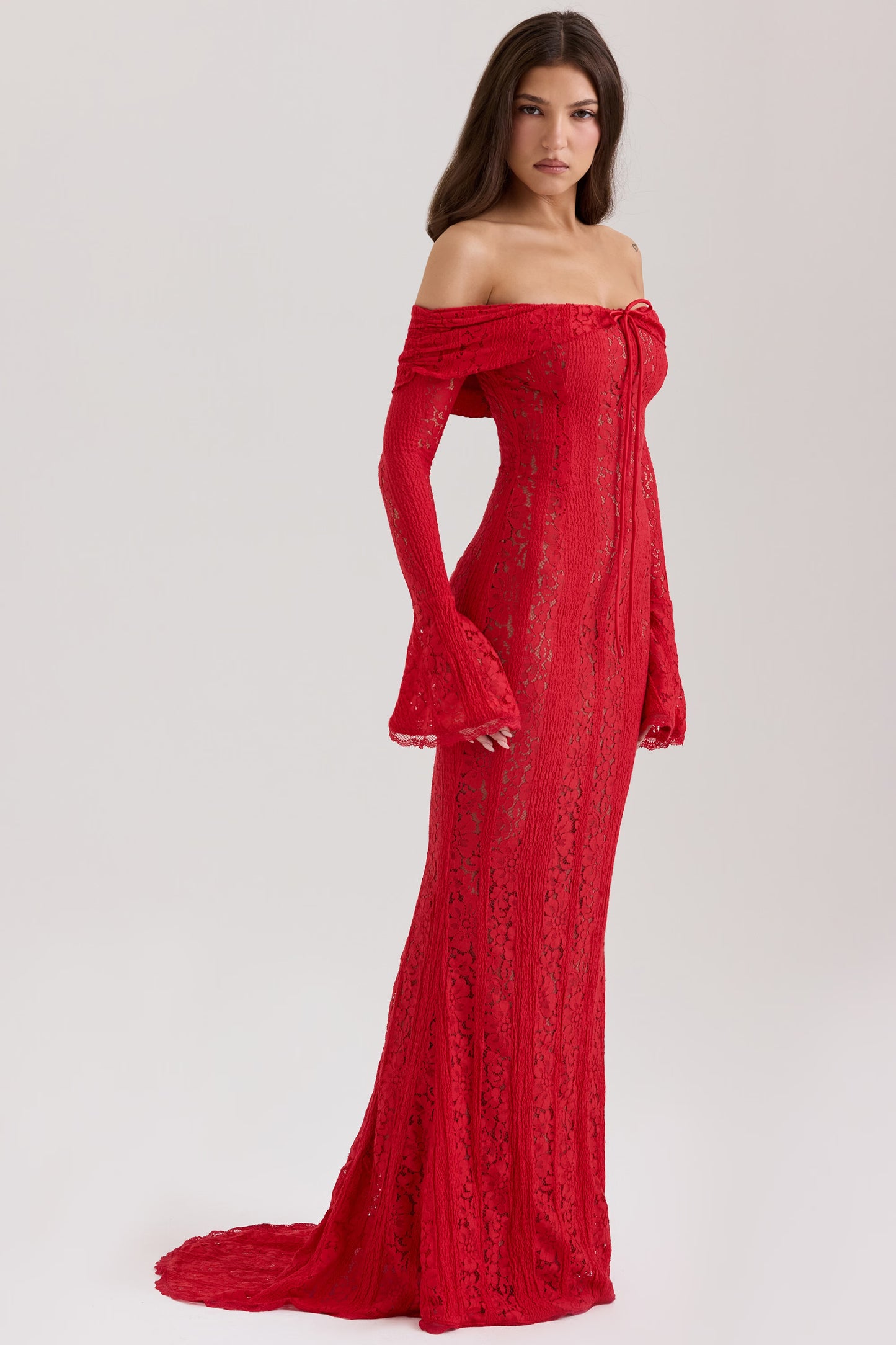 Floral Lace Maxi Dress