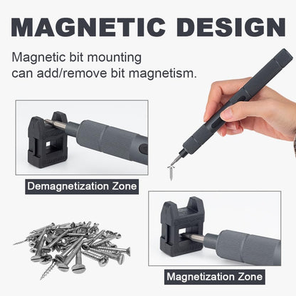 Electric Screwdriver Set- Precision Screwdriver Set(Manual & Automatic)22 Magnetic Bits,Electric Screwdriver Cordless for Glasses, Watch, Phone, Toys & Computer Repair