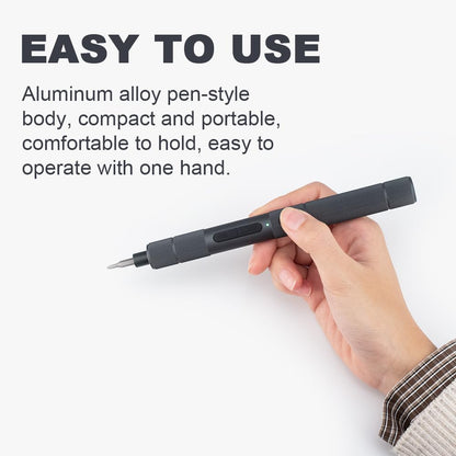 Electric Screwdriver Set- Precision Screwdriver Set(Manual & Automatic)22 Magnetic Bits,Electric Screwdriver Cordless for Glasses, Watch, Phone, Toys & Computer Repair