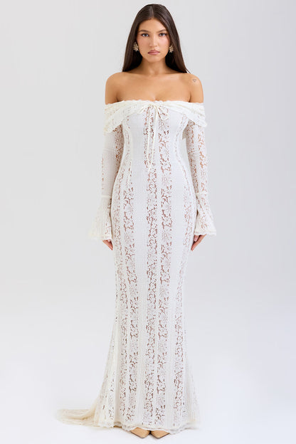 Floral Lace Maxi Dress