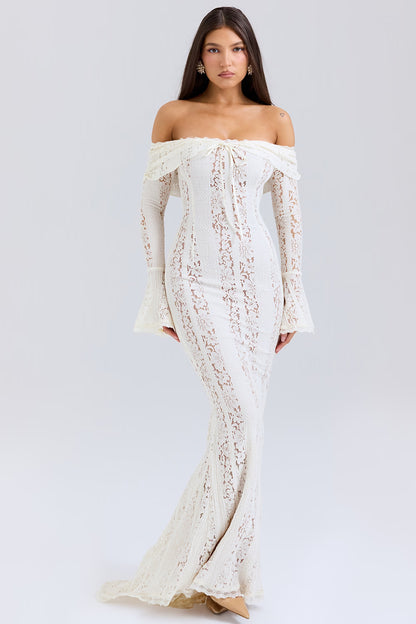 Floral Lace Maxi Dress
