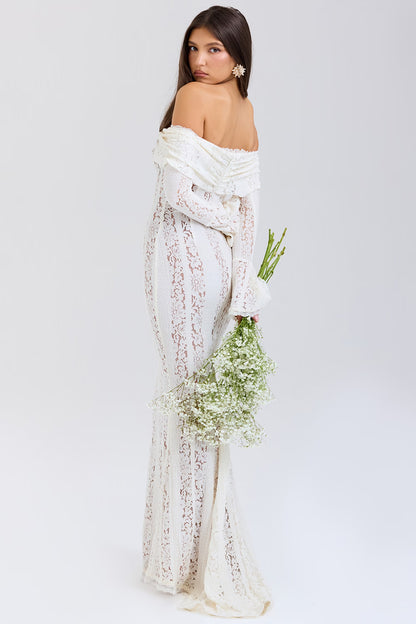 Floral Lace Maxi Dress
