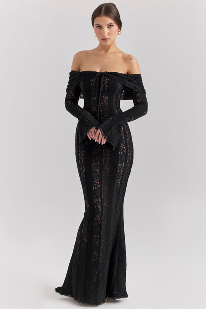 Floral Lace Maxi Dress