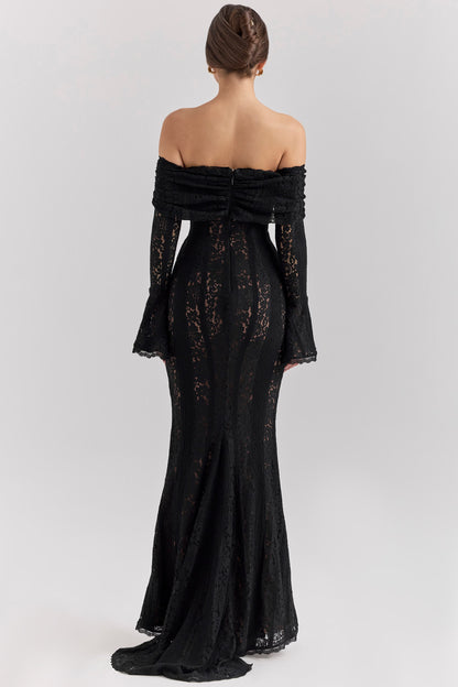 Floral Lace Maxi Dress