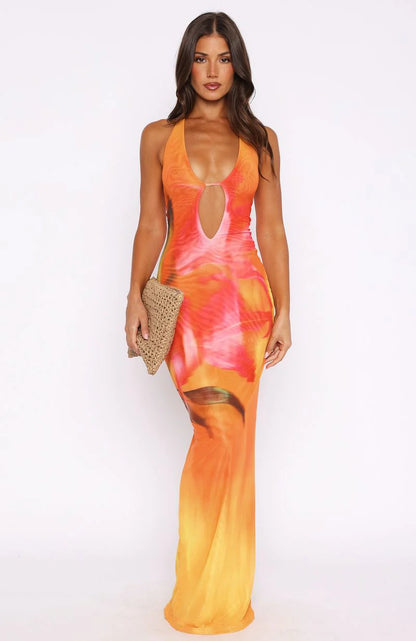 Sunset Floral Dress