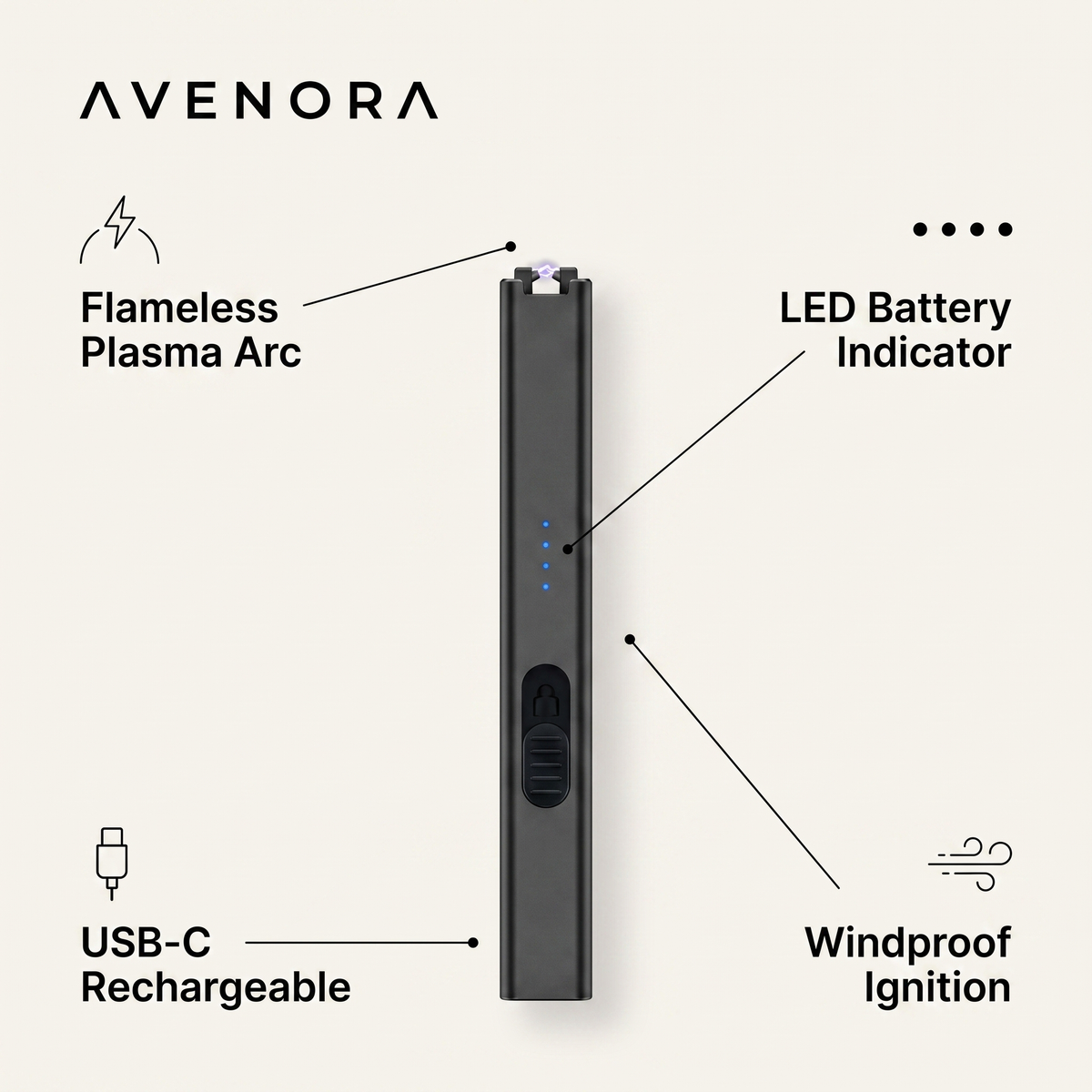 Ignite Pro - Electric  Rechargeable Lighter