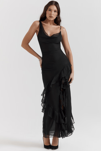 Ariela Ruffle Maxi Dress